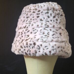 Accessorize Soft Pink Faux Fur Hat